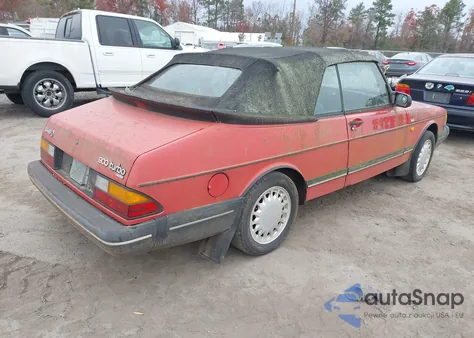 1991 Saab 900 Se из США, поврежденный, VIN YS3AL76L4M7010817